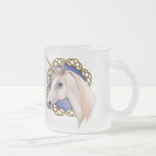 Unicorn Magic Frosted Glass Coffee Mug