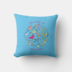 Unicorn Magic Kawaii Cushion