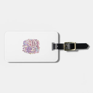 Unicorn Magic Looks Good on Me Graphic Design Whit Luggage Tag