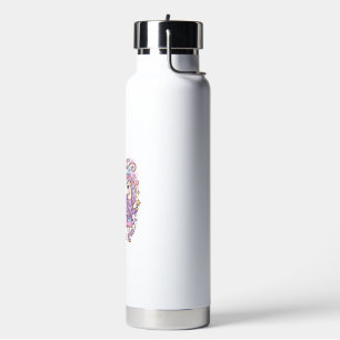 Unicorn Magic Looks Good on Me Graphic Design Whit Water Bottle