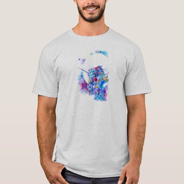 Unicorn Magic Men's T-Shirts (Front)