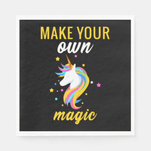 unicorn magic napkin