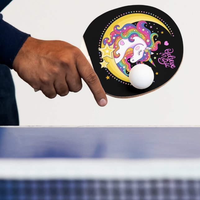 Unicorn Magic Ping Pong Paddle (Insitu)