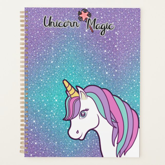 Unicorn magic  planner (Front)