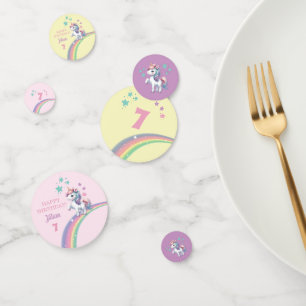 Unicorn Magical Birthday Party Confetti