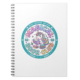 Unicorn Magical Book Club Funny Shirt Graphic_1