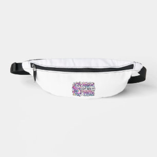 Unicorn Magical but Make It Petty Gift Idea Typogr Bum Bags