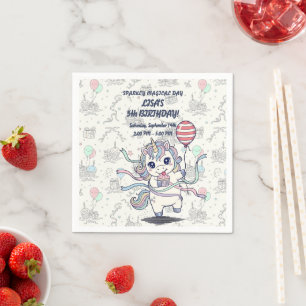 Unicorn Magical celebration Napkin