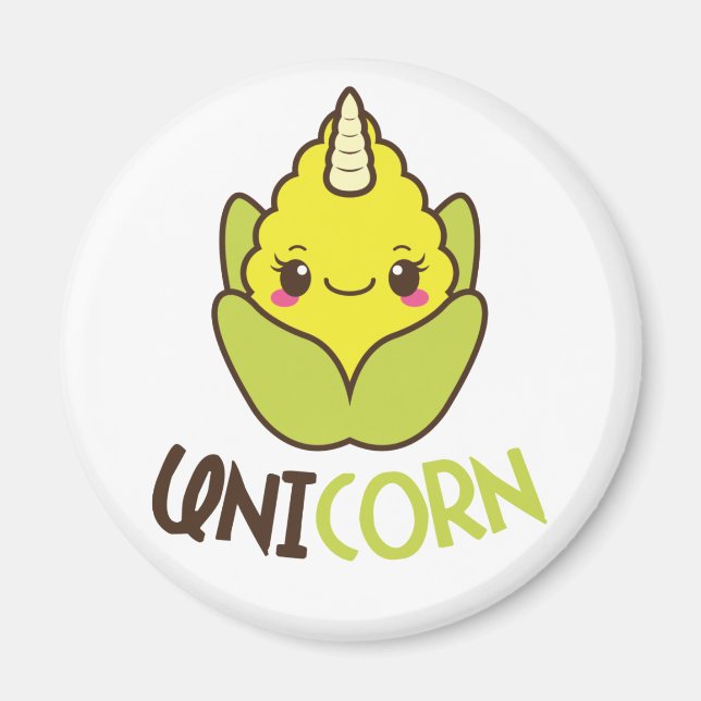 UniCORN Magical Corn Cob Magnet (Front)