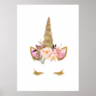 Unicorn Magical Girl Poster