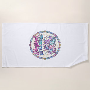 Unicorn Magical Little Squad POD Ready Apparel Gra Beach Towel