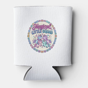 Unicorn Magical Little Squad POD Ready Apparel Gra Can Cooler