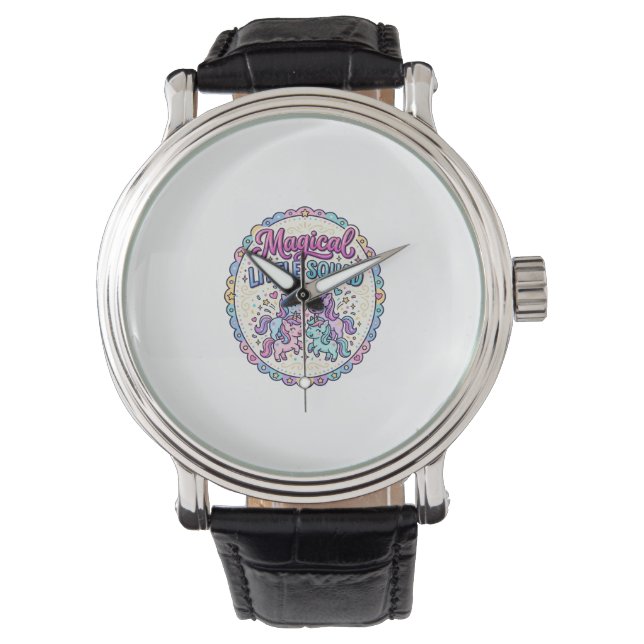 Unicorn Magical Little Squad POD Ready Apparel Gra Watch (Front)