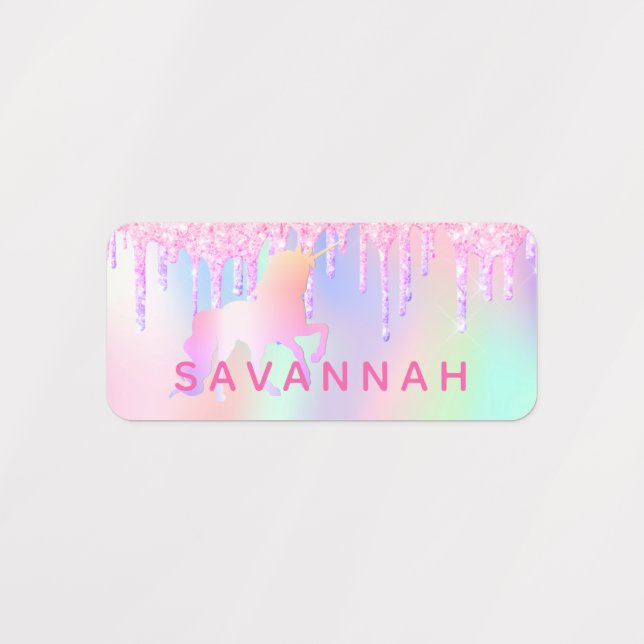 Unicorn magical rainbow glitter pink clothing (Design 1)