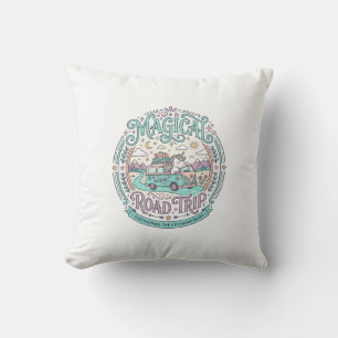 Unicorn Magical Road Trip Original Graphic Tee Des Cushion
