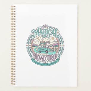 Unicorn Magical Road Trip Original Graphic Tee Des Planner