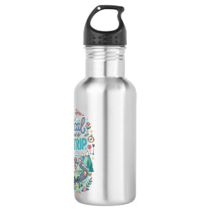 Unicorn Magical Road Trip Print Ready POD Artwork_ 532 Ml Water Bottle