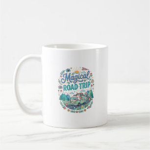 Unicorn Magical Road Trip Print Ready POD Artwork_ Coffee Mug
