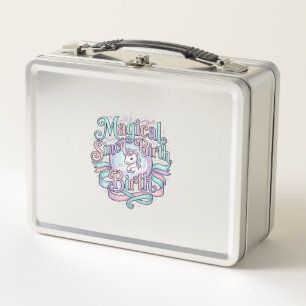 Unicorn Magical Since Birth Original Graphic Tee D Metal Lunch Box