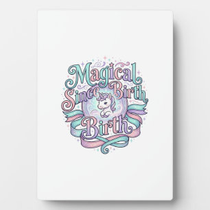 Unicorn Magical Since Birth Original Graphic Tee D Plaque