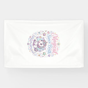 Unicorn Magical Since Birth Print Ready POD Artwor Banner
