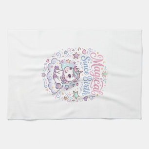 Unicorn Magical Since Birth Print Ready POD Artwor Tea Towel
