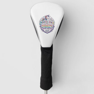 Unicorn Magical Since Year Trendy Print on Demand Golf Head Cover