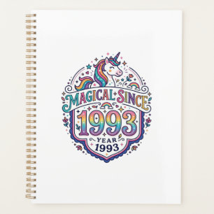 Unicorn Magical Since Year Trendy Print on Demand Planner