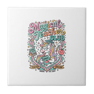 Unicorn Magical Teacher Club Kawaii Marketplace Ar Tile