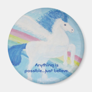 Unicorn Magnet-Anything is possible...just believe Magnet