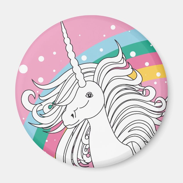UNICORN MAGNET PINK (Front)