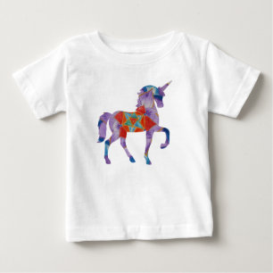 Unicorn Mandala Art Baby T-Shirt