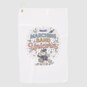 Unicorn Marching Band Unicorn Print Ready Marketpl Golf Towel