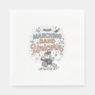 Unicorn Marching Band Unicorn Print Ready Marketpl Napkin
