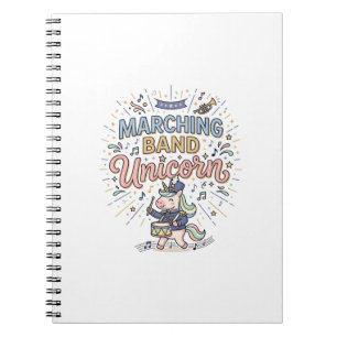 Unicorn Marching Band Unicorn Print Ready Marketpl Notebook