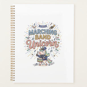 Unicorn Marching Band Unicorn Print Ready Marketpl Planner
