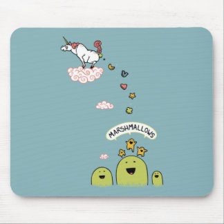 Unicorn Marshmallows Mouse Mat