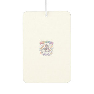 Unicorn Mathicorn Mode Adorable Typography Design_ Car Air Freshener