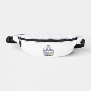 Unicorn Meditation Unicorn Bold Typography T-Shirt Bum Bags