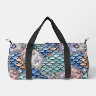 Unicorn Mermaid   Fairytale Whimsical Duffel Bag