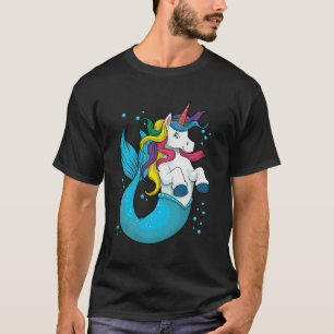 Unicorn Mermaid Mermicorn Sea Magical Rainbow T-Shirt
