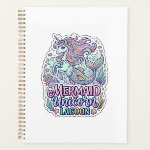 Unicorn Mermaid Unicorn Lagoon Graphic Design Zazz Planner