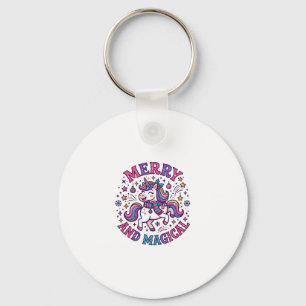 Unicorn Merry and Magical Key Ring