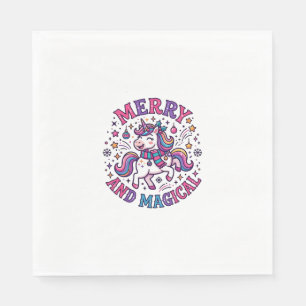 Unicorn Merry and Magical Napkin