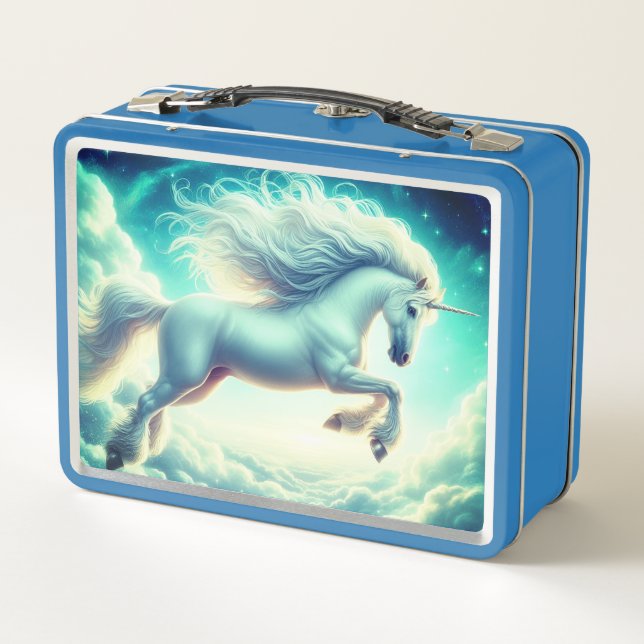 Unicorn Metal Lunch Box (Back)