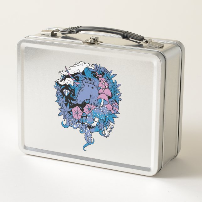 Unicorn Metal Lunch Box (Front)