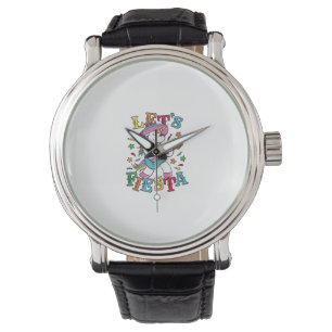 Unicorn Mexican Fiesta Guitar Fun Design Tank Top Watch