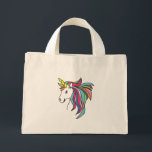 Unicorn Mini Tote Bag<br><div class="desc">Colourful unicorn tote bag to carry all your little belongings in.</div>