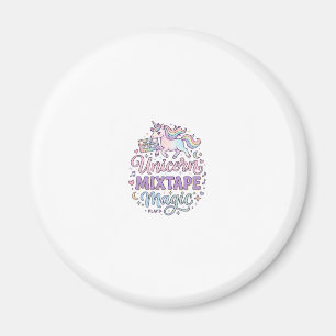 Unicorn Mixtape Magic Adorable Sticker and Shirt D Magnet
