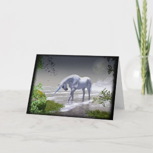 Unicorn Moon Card